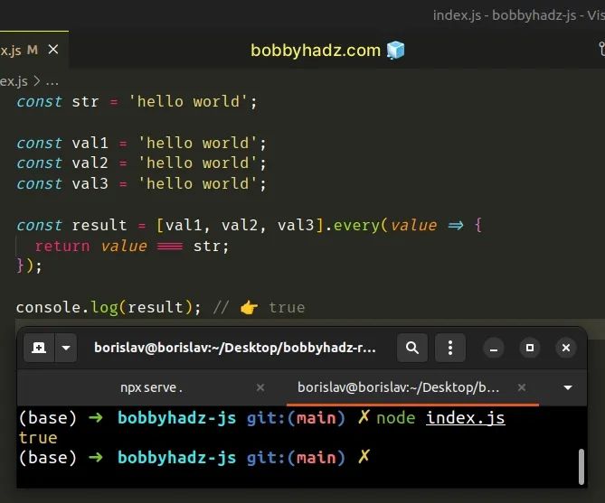 Check If Variable Is Equal To Multiple Values In Javascript Bobbyhadz - Best Gradient Backgrounds in Full HD
