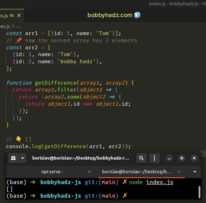 Get Difference Between Two Arrays Of Objects In Javascript Typedarray Org - Light Arts - Premium Ultra HD Collection
