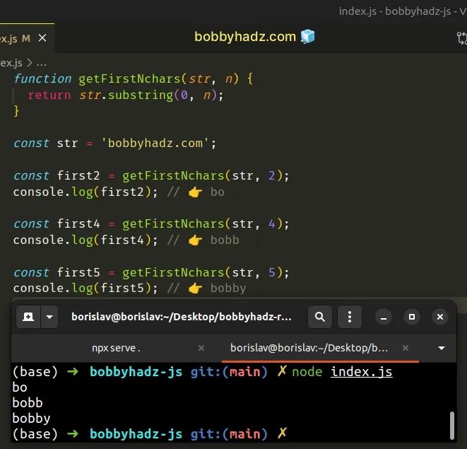 How To Get The First N Characters Of A String In Javascript - Beautiful Vintage Picture - Full HD