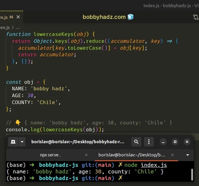 How To Convert Object Keys To Lowercase In Javascript - Desktop Space Patterns for Desktop