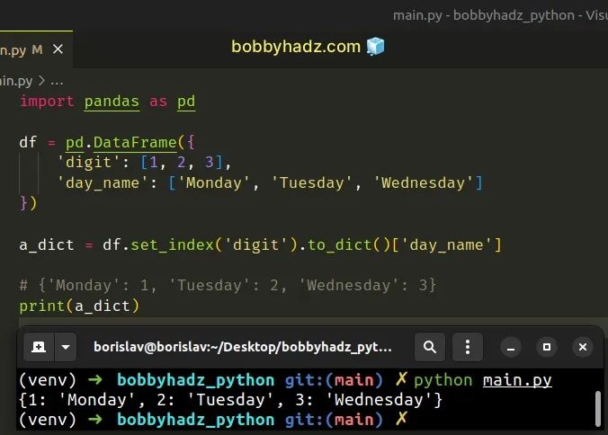 Pandas Create A Dictionary From Two Dataframe Columns Bobbyhadz - Download Classic Gradient Photo | High Resolution