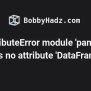 AttributeError Module 'pandas' Has No Attribute 'DataFrame' | Bobbyhadz