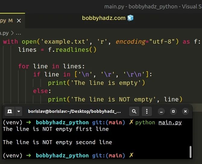 How To Check If A Line Is Empty In Python Bobbyhadz - Premium High Resolution Gradient Illustrations | Free Download