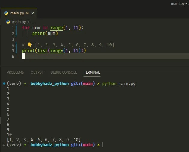 For or While loop to print Numbers from 1 to 10 in Python | bobbyhadz (1) For or While loop to print Numbers from 1 to 10 in Python | bobbyhadz (1)