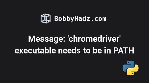 Python Message Chromedriver Executable Needs To Be In Path Stack - Mountain Patterns - Gorgeous Full HD Collection