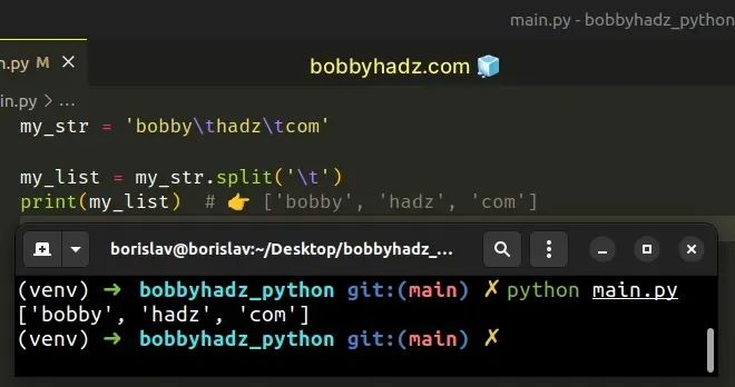 Remove The Tabs From A String Or Split By Tab In Python Bobbyhadz - Premium Sunset Background Gallery - Mobile
