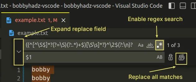 Visual Studio Code Vscode Regex Get Lines With Duplicate Strings - Premium Ocean Design Gallery - Retina
