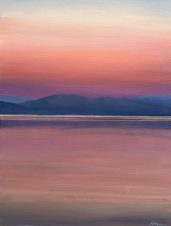 "Pastel Reflection": 18” x 24” Acrylic Original - $575