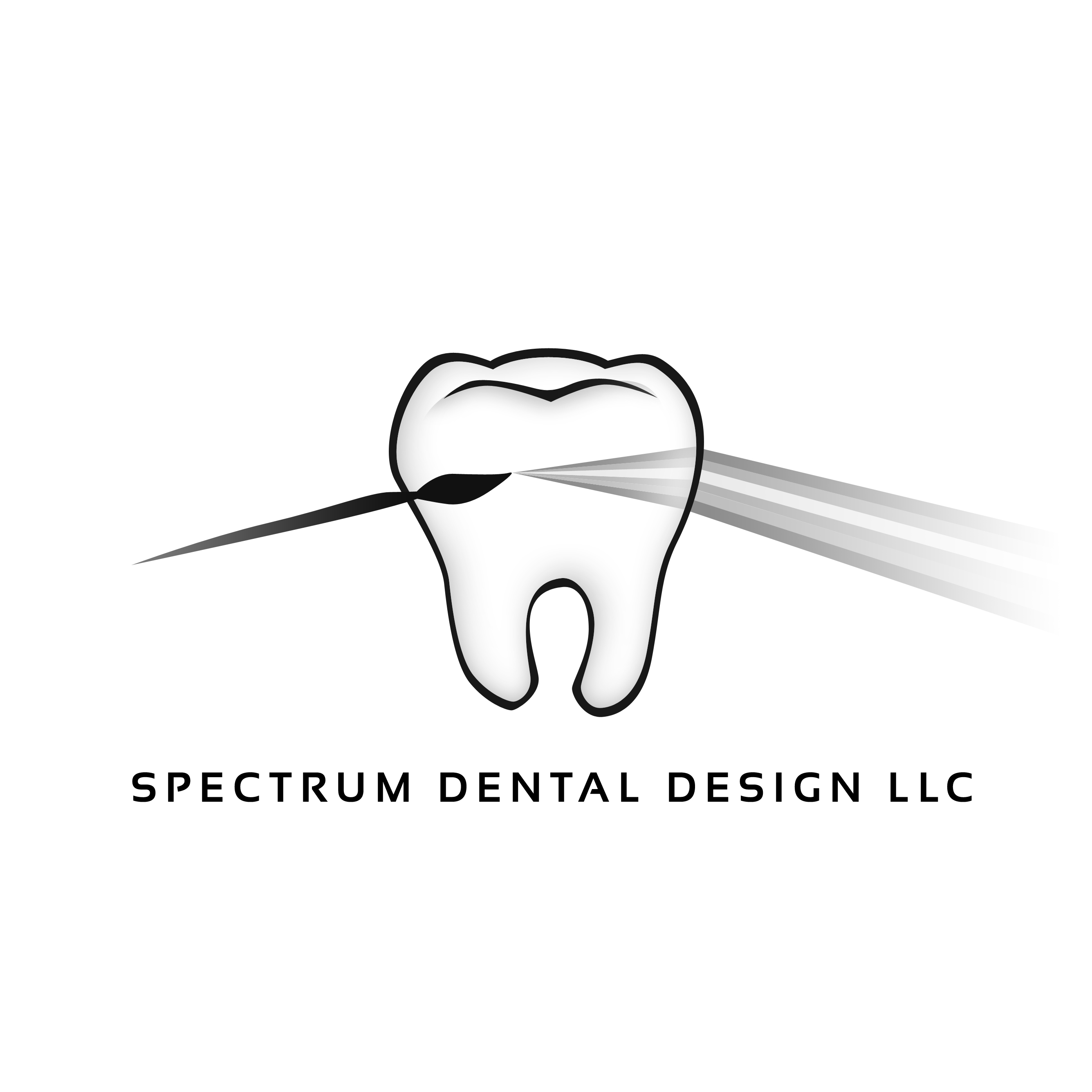 Showing design as black and white / grayscale