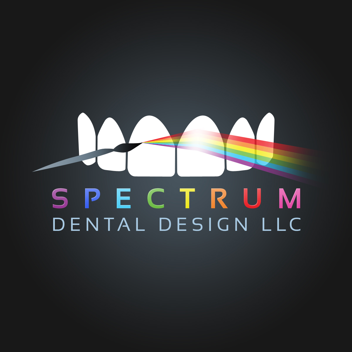 Faded gray background / Raindbow "Spectrum"