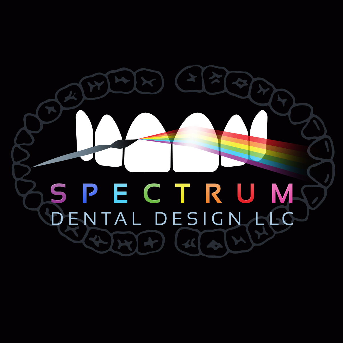 Spectrum Dental Design LLC Logo Design by Bob Paltrow Design
