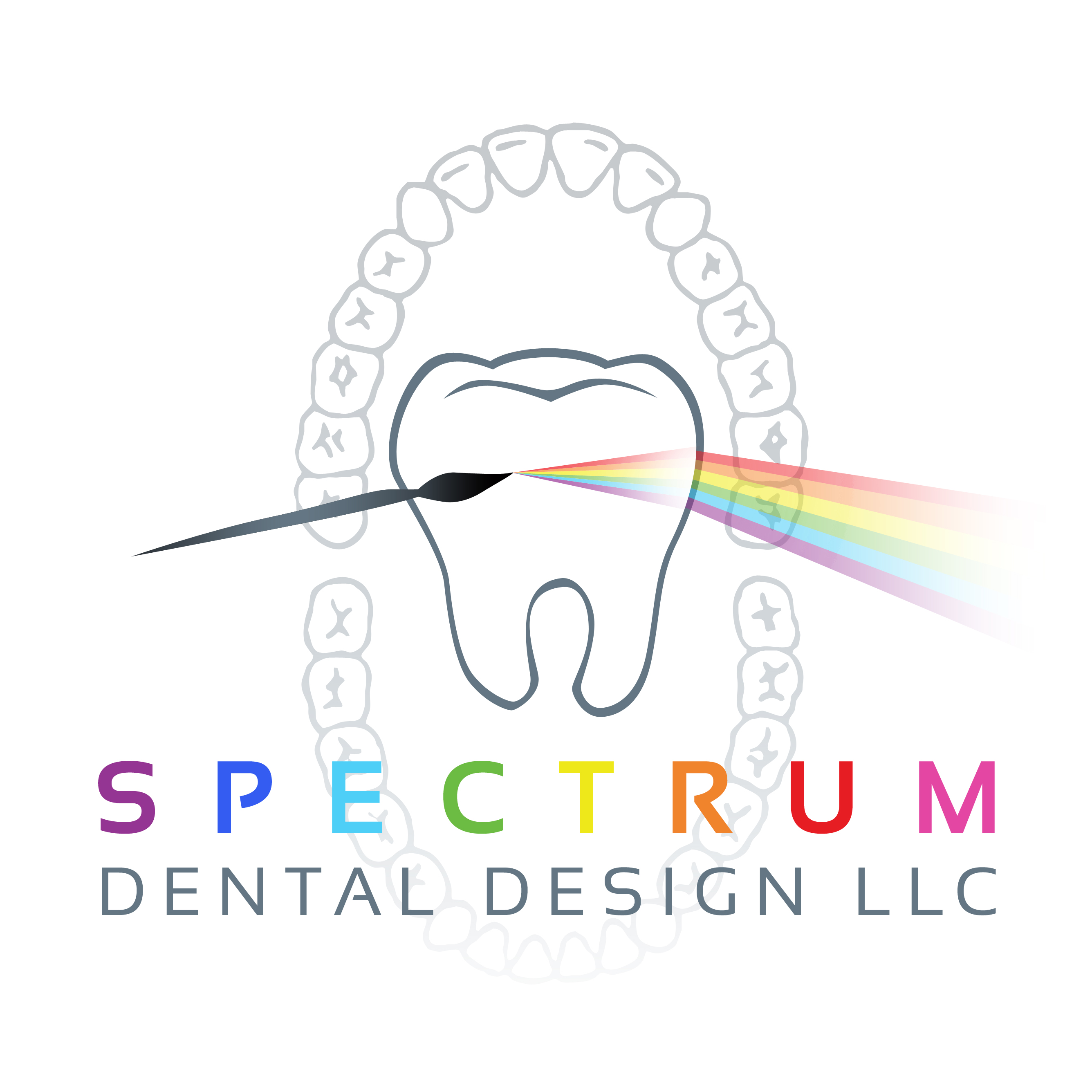 White Background - Font: Sansation - Rainbow