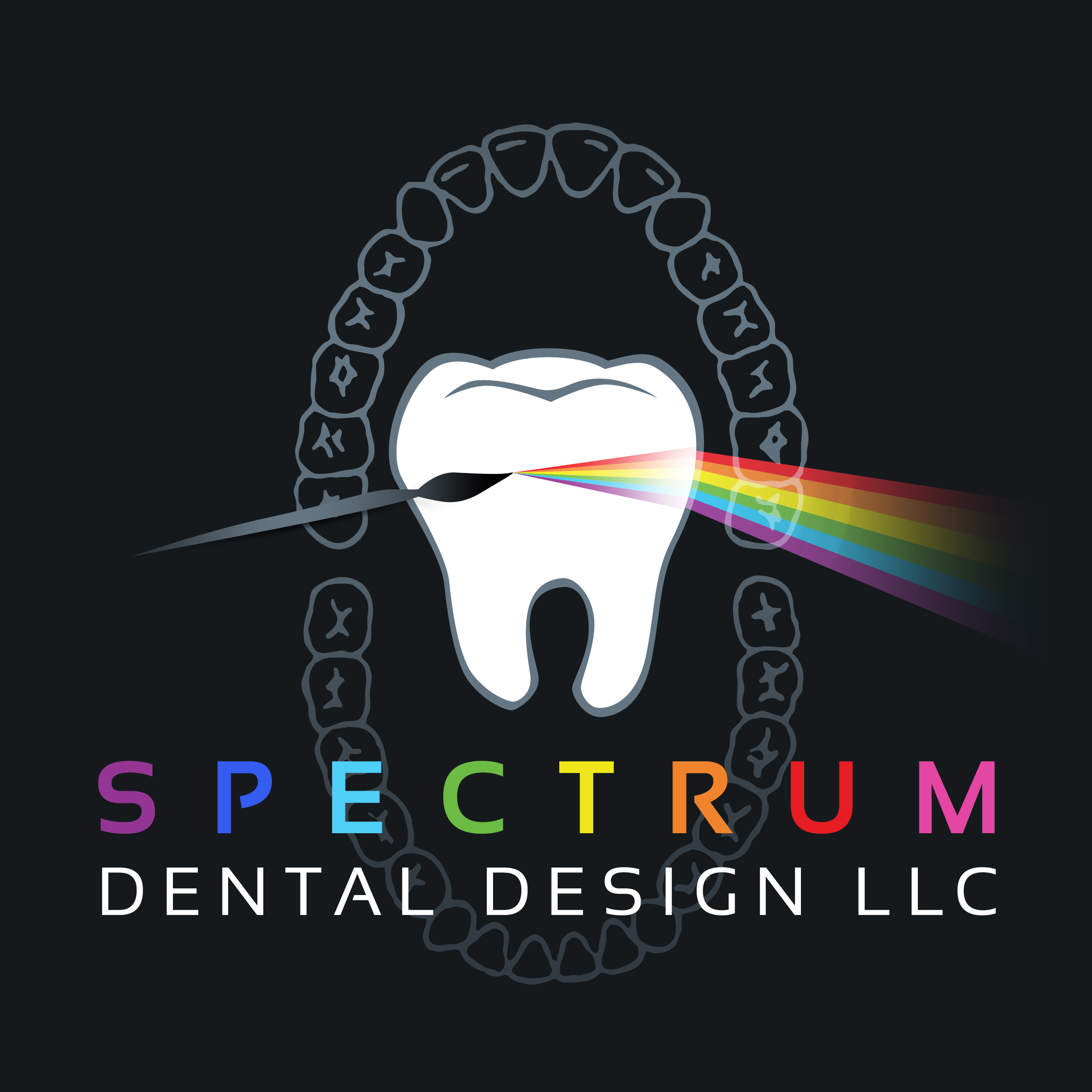 Black Background - Font: Sansation - Rainbow