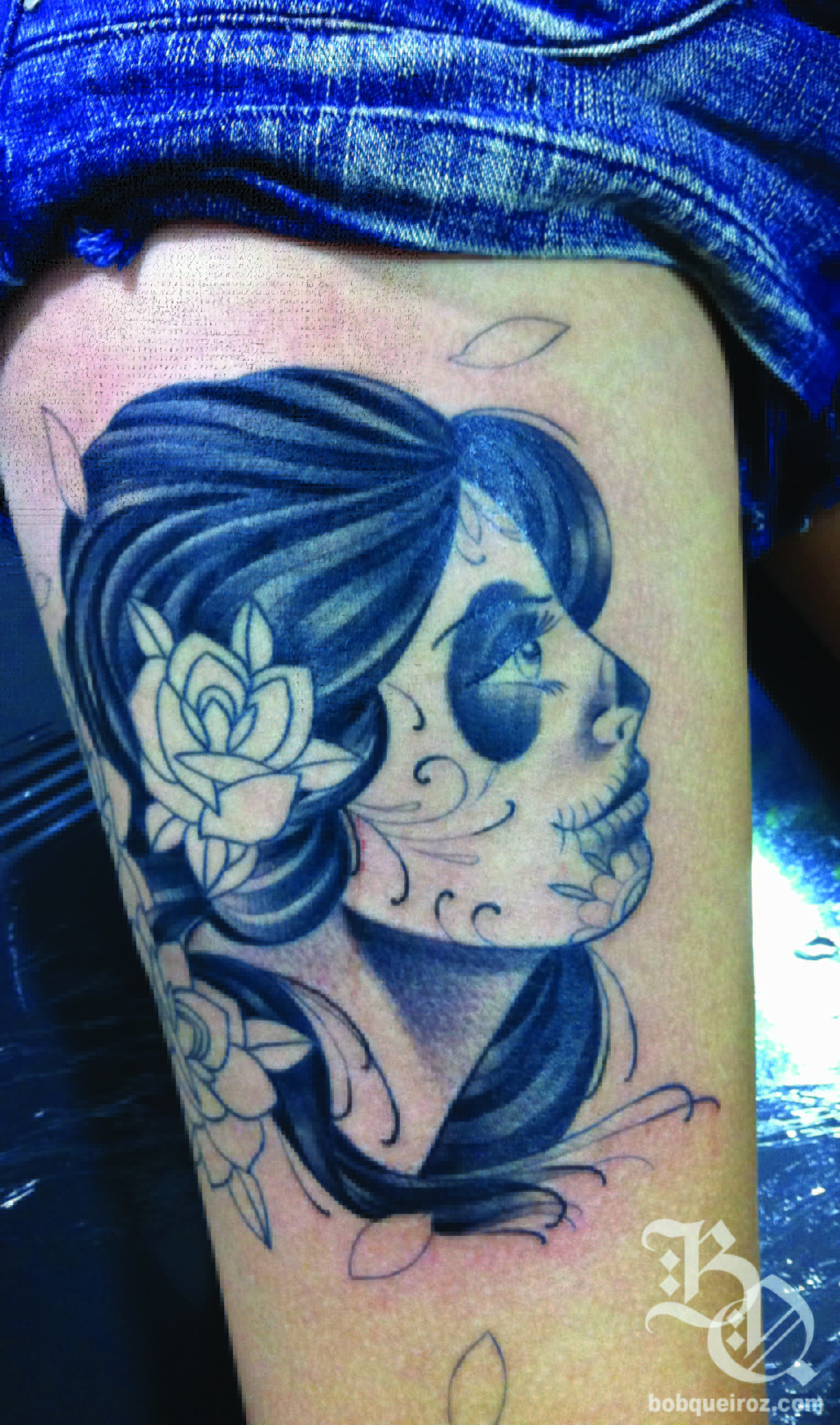 La Catrina De Los Toletes | Bob Queiroz Tattoos 2592_x_1529_jpg