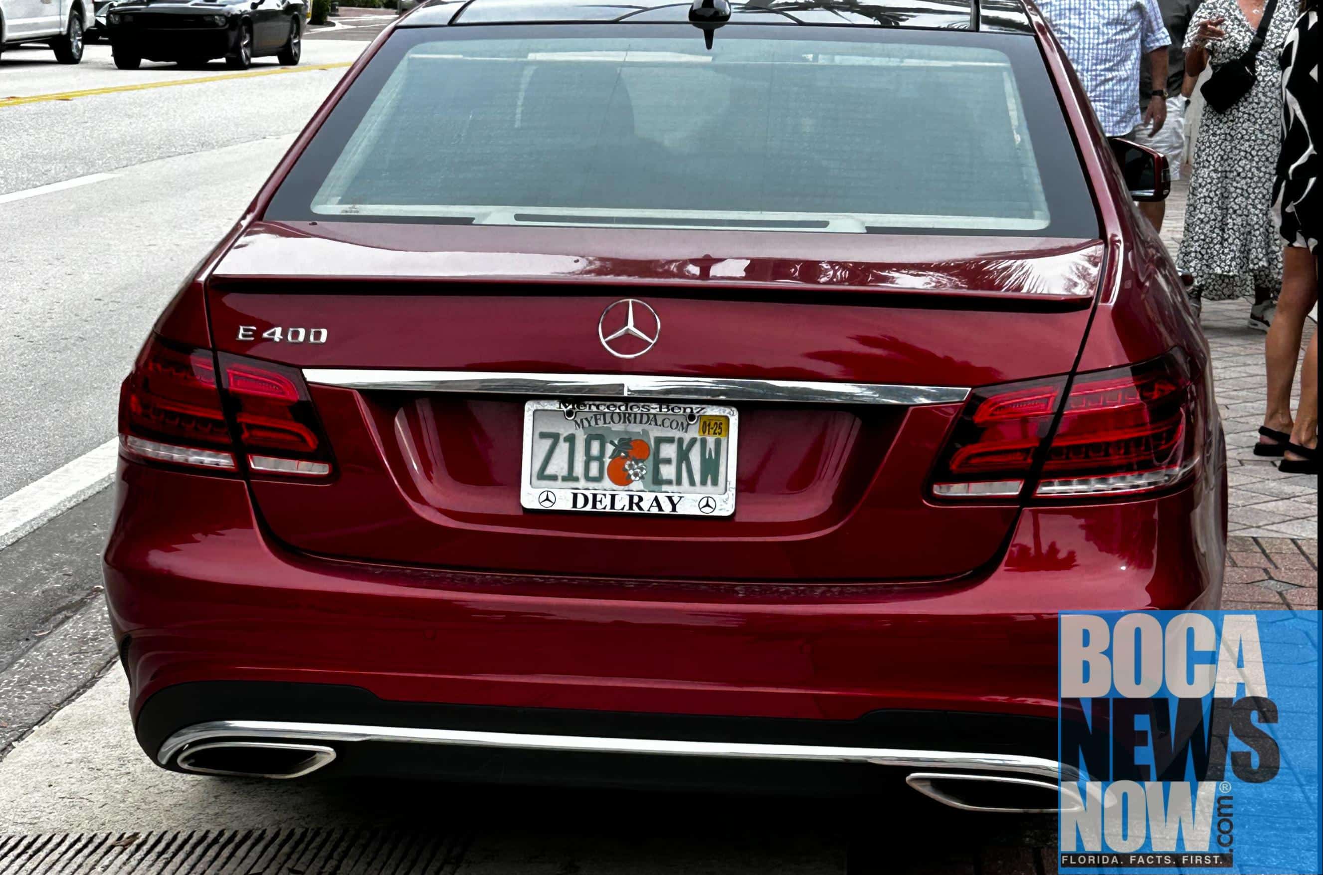 Woman Parks Mercedes On Boca Raton Sidewalk - Vimarsana News