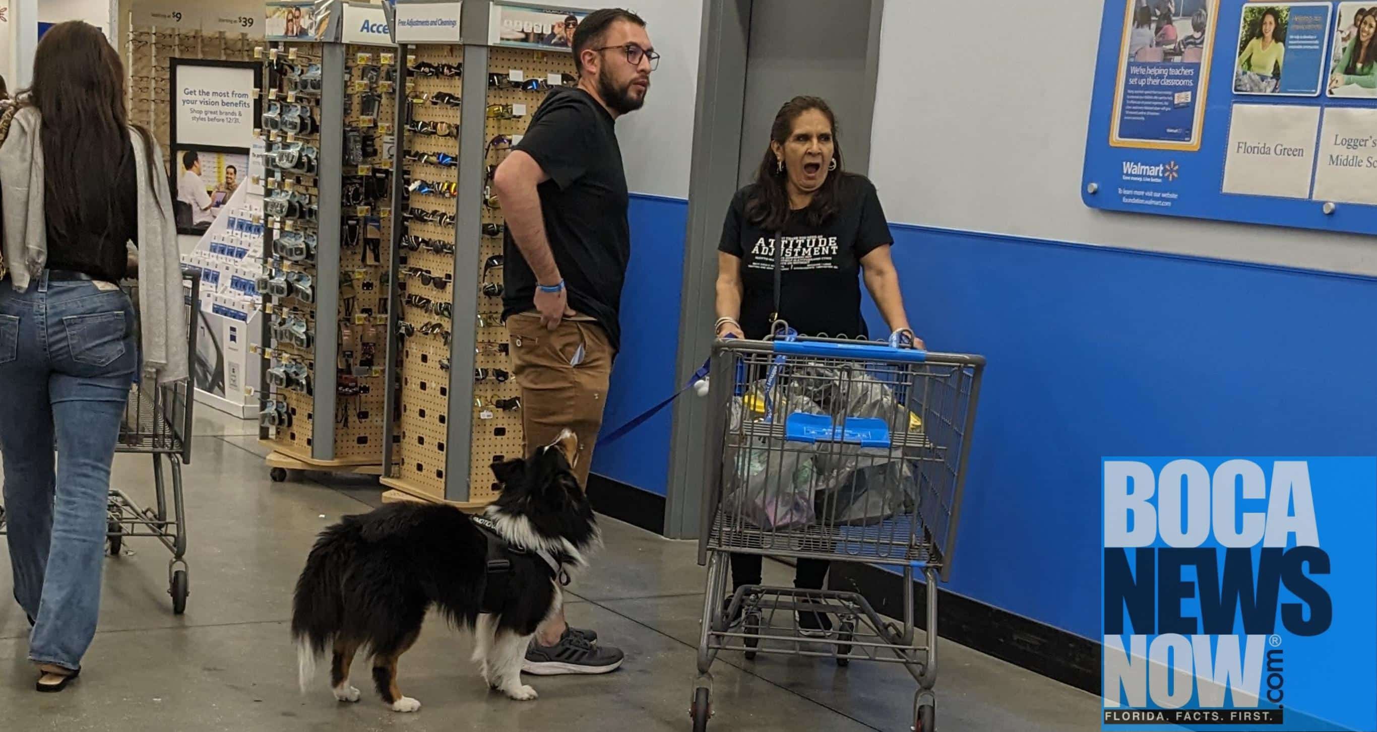 Disgusting Walmart Boca Raton As Couple Brings Dog On Shopping Trip - Vimarsana News