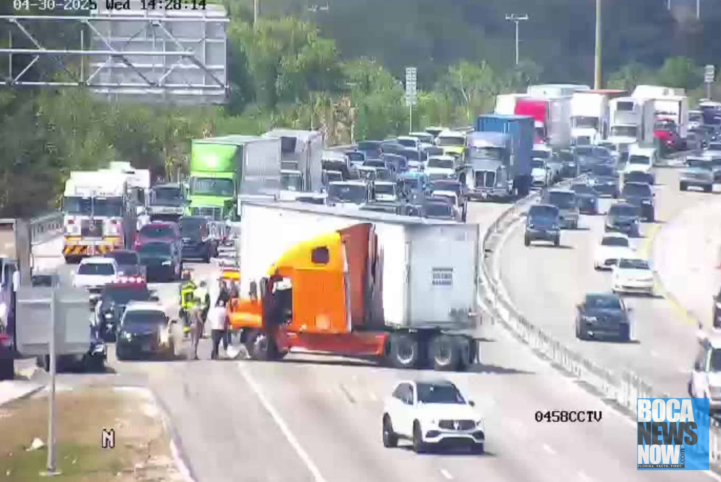 I-95 CLOSED SOUTHBOUND AT GLADES ROAD - BocaNewsNow.com