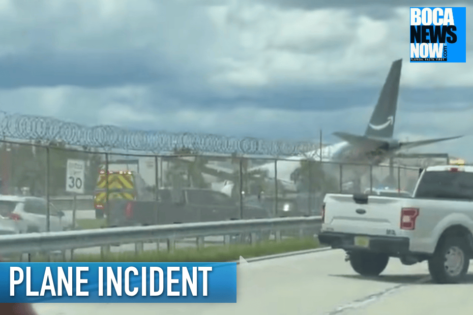 AMAZON PRIME PLANE OVERSHOOTS RUNWAY AT MIA, GROUND STOP UNDERWAY