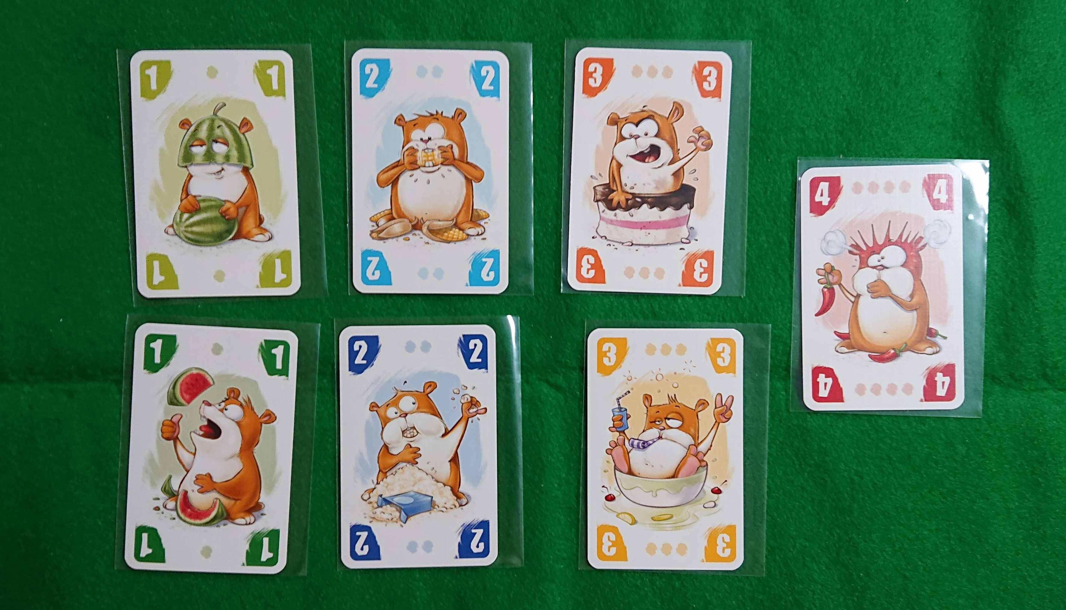 よくばりハムスター（Hamster Backe） セットコレクション系カードゲーム　食料を多く確保しないと！！　ルール説明　ボードゲーム