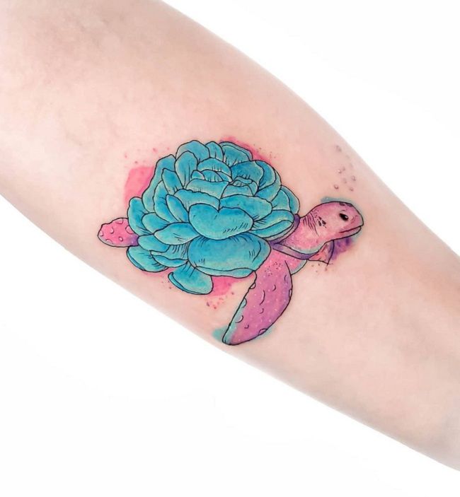 50+ Amazing Turtle Tattoos With Meaning - Body Art Guru 703_x_650_jpg