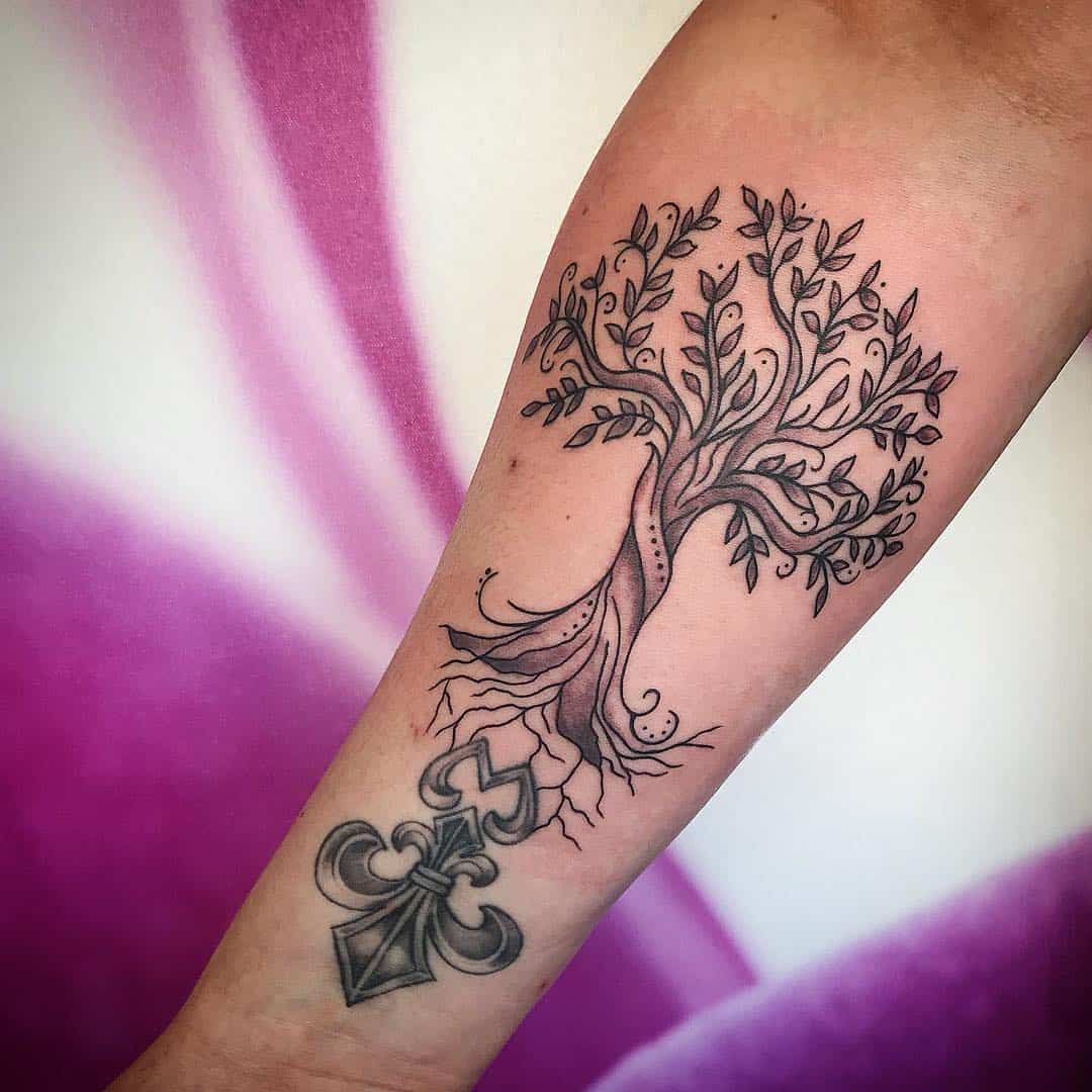 145 Amazing Tree Tattoo Ideas With Meanings - Body Art Guru 1080_x_1080_jpg