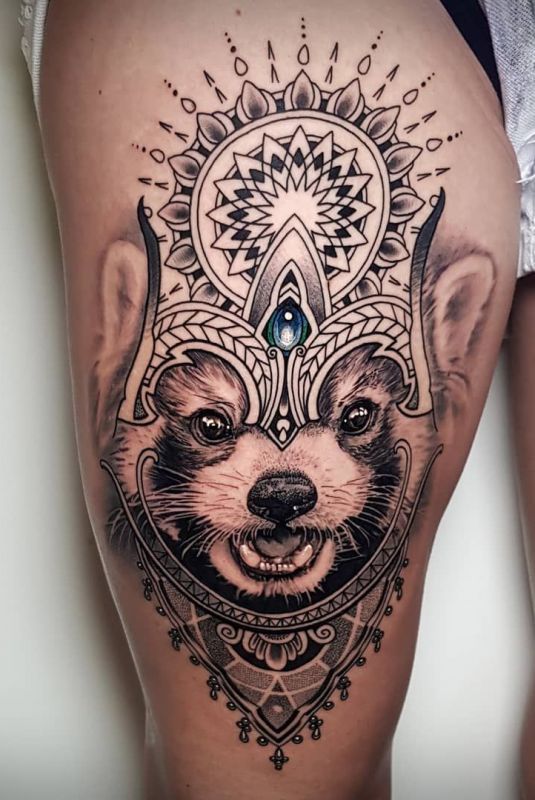 40+ Amazing Red Panda Tattoos With Meanings - Body Art Guru 800_x_535_jpg