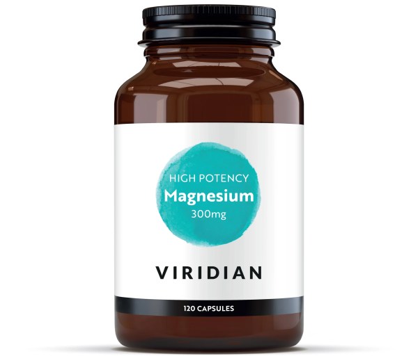 Viridian Hi-Potency Magnesium 300mg 120 Vegan Capsules