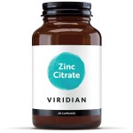 Viridian Zinc Citrate 30 Vegan Capsules