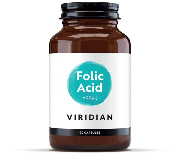 Viridian Folic Acid 400ug 90 Vegan Capsules