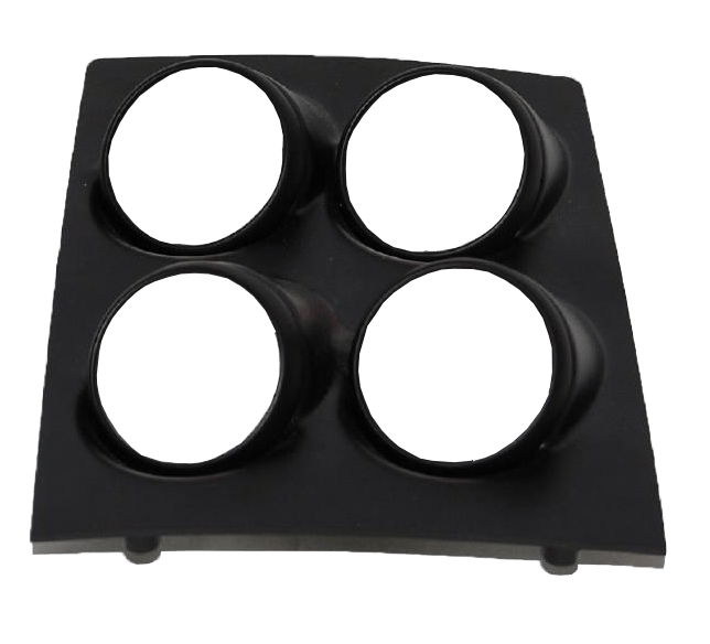1968-1969 Camaro / Firebird or 1968-1974 Nova 4 Gauge Console Insert for 2 1/16" Auto Meter Gauges