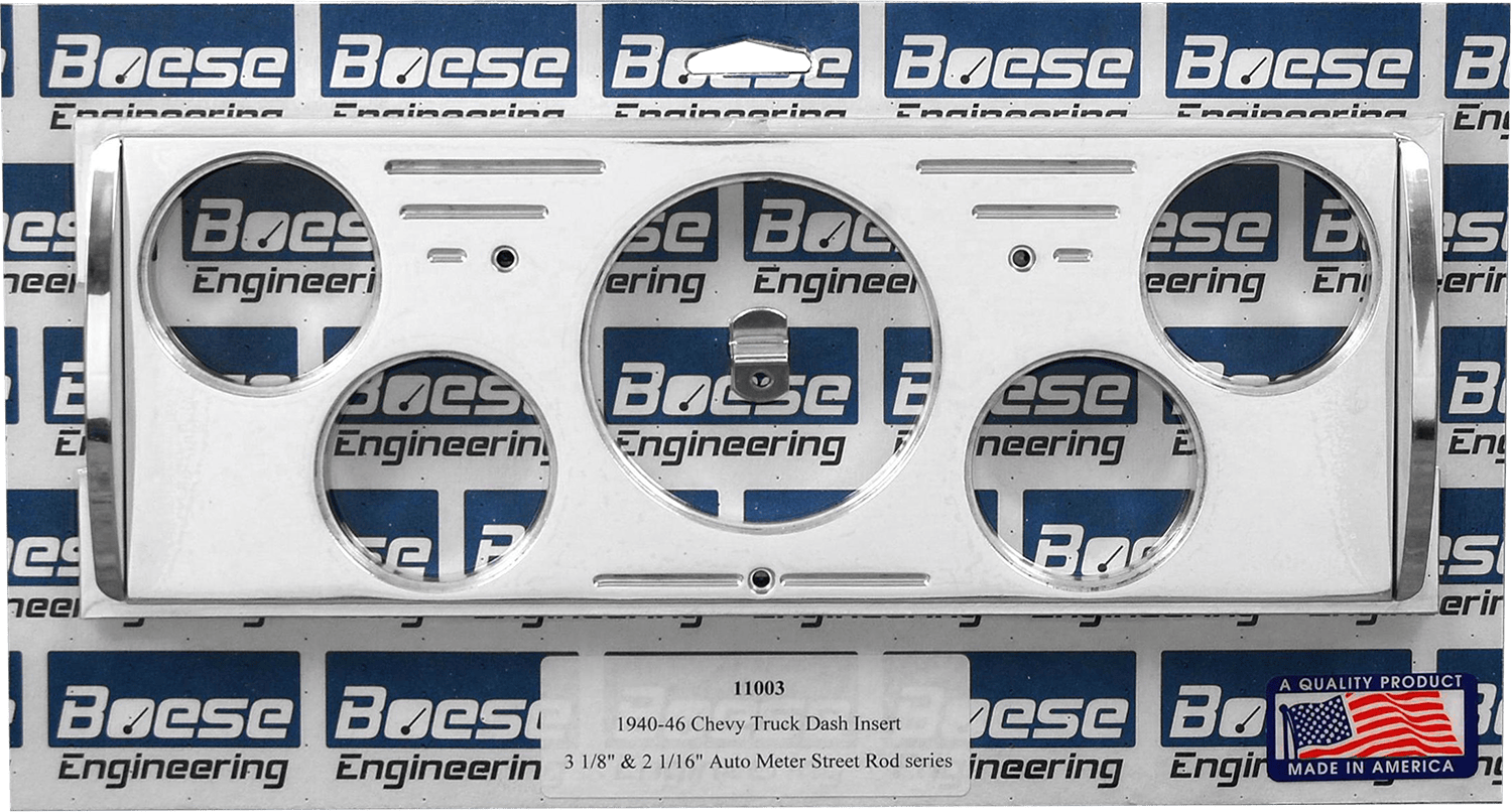 1940-1946 Chevy Truck 5 gauge Billet Aluminum Gauge Panels