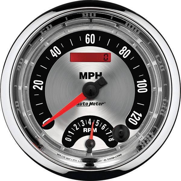 1295 AutoMeter American Muscle 5" Speedometer/Tachometer Combo Gauge (120 MPH / 8,000 RPM)