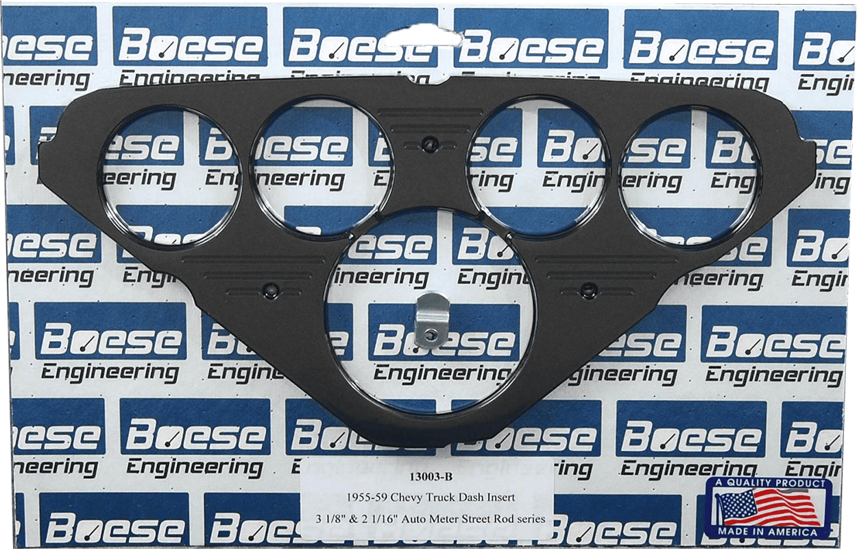 1955-1959 Chevy Truck 5 gauge Billet Aluminum Gauge Panels