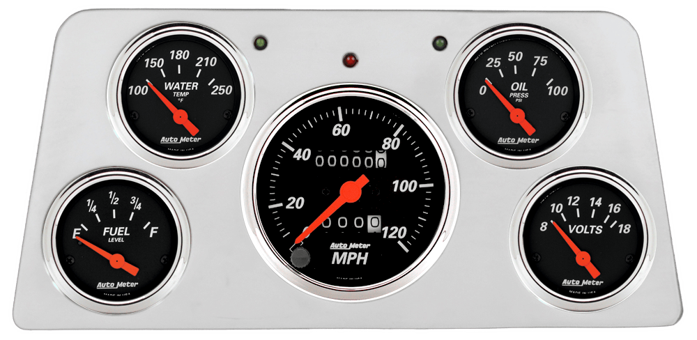 1960-1961 GMC Truck Direct Fit 5 Gauge Panels