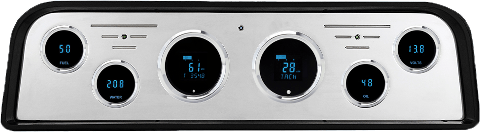 1962-1966 GMC Truck Billet Aluminum Gauge Panel w/ Dakota Digital Solaris Gauges