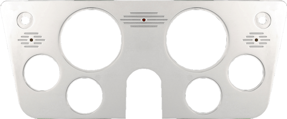 1967-1972 Chevy Truck 6 Gauge Billet Aluminum Gauge Panels 16003
