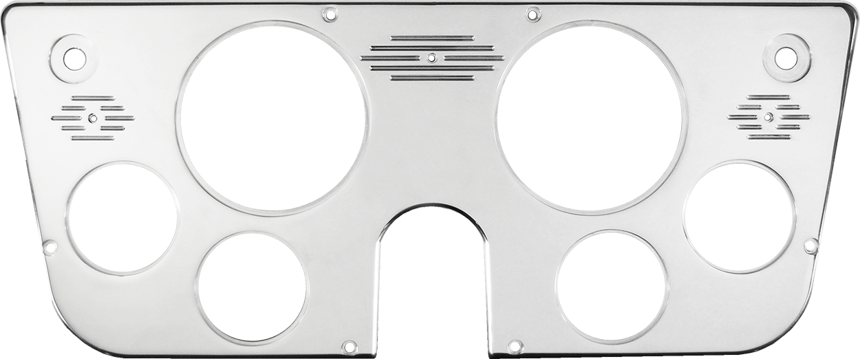 1967-1972 Chevy Truck 6 Gauge Billet Aluminum Gauge Panels 16053