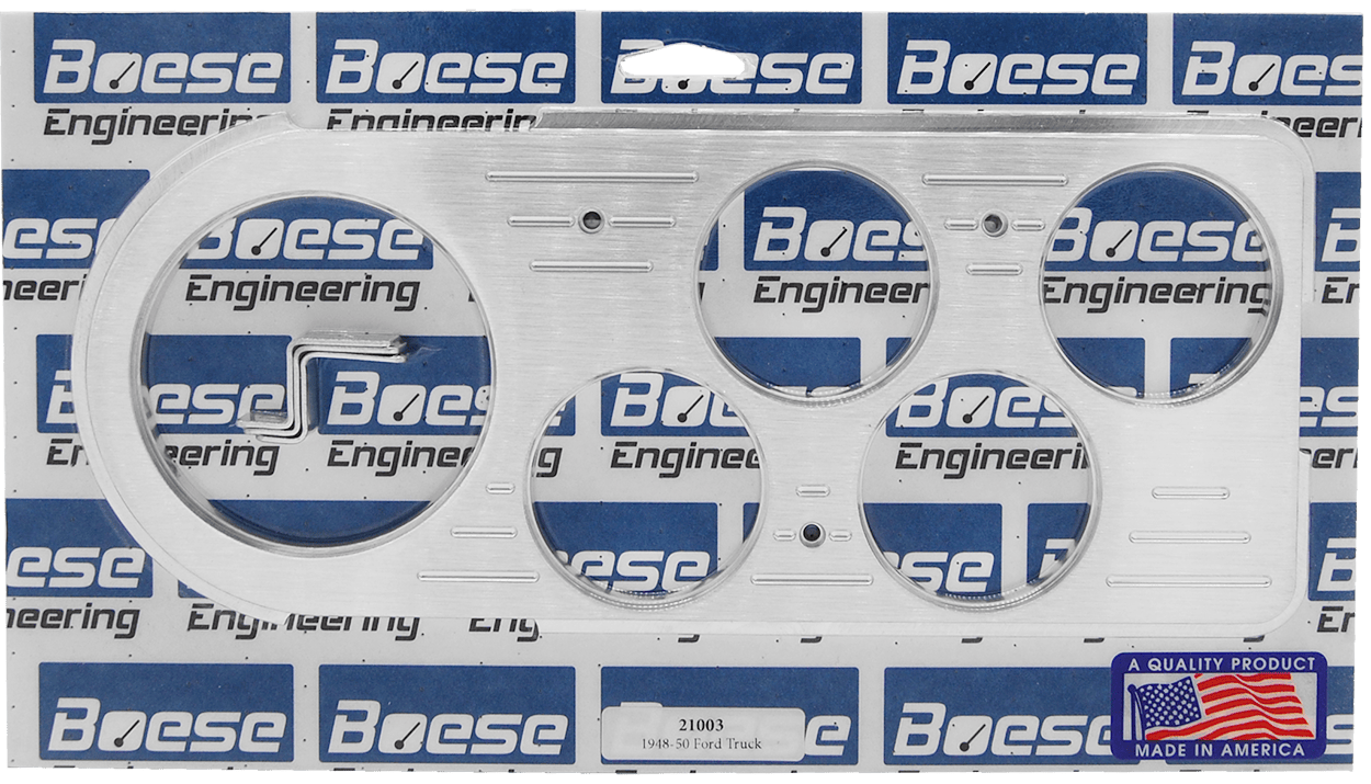 1948-1950 Ford Truck Gauge Aluminum Gauge Panels