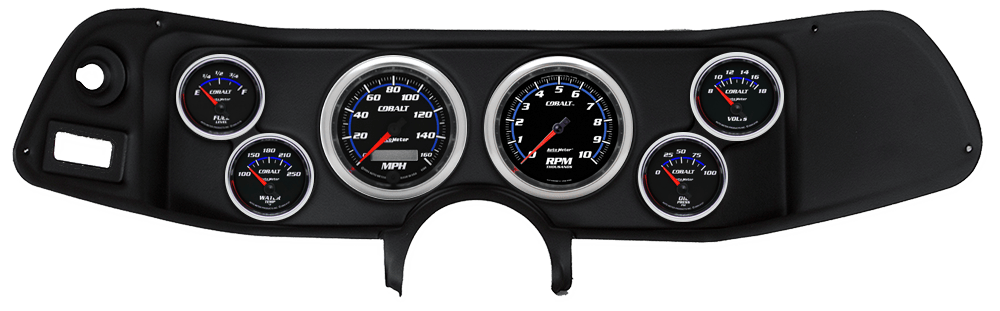 1970-1978 Chevrolet Camaro Auto Meter Direct Fit Instrument Panel w/ Cobalt Gauges