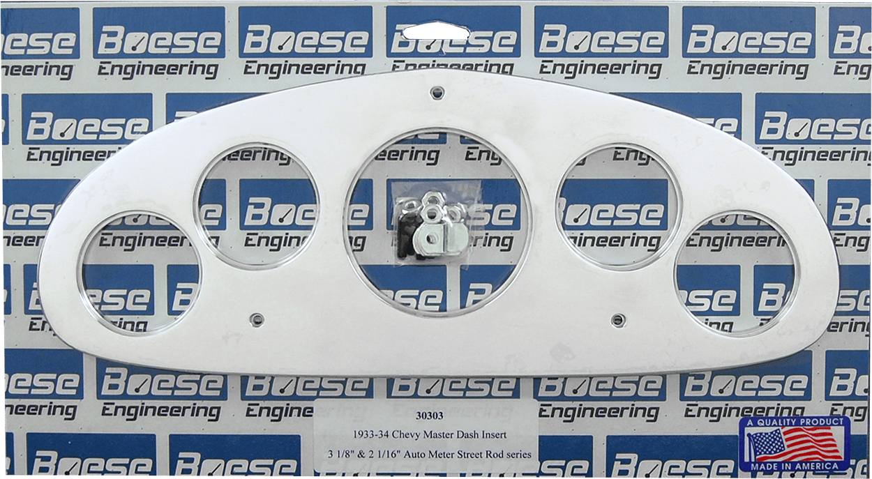 1934 Chevy Master 5 gauge Billet Aluminum Gauge Panels