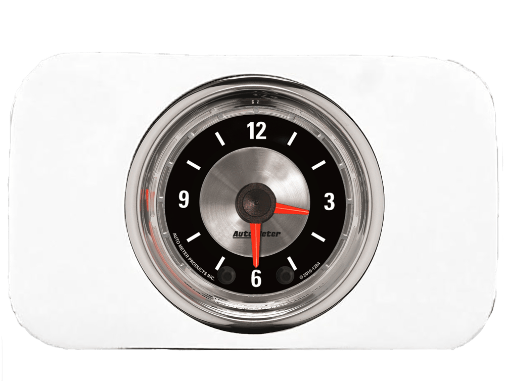 1937-1938 Chevy Car Clock Insert w/ Auto Meter American Muscle Clock
