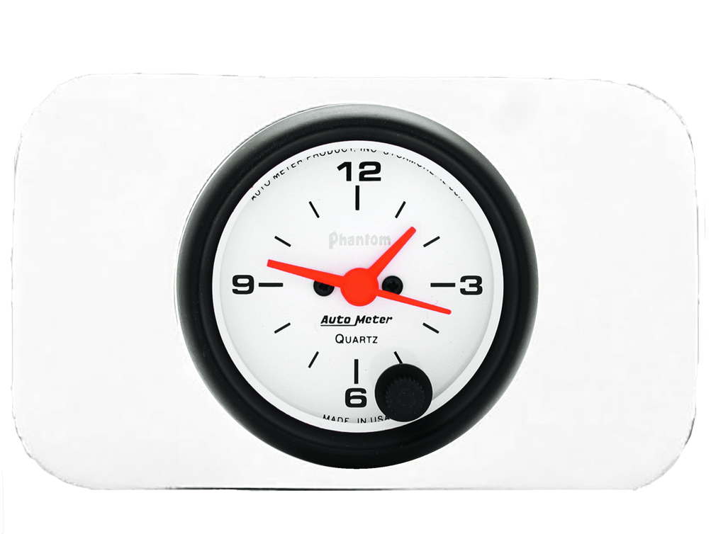 1937-1938 Chevy Car Clock Insert w/ Auto Meter Phantom Clock