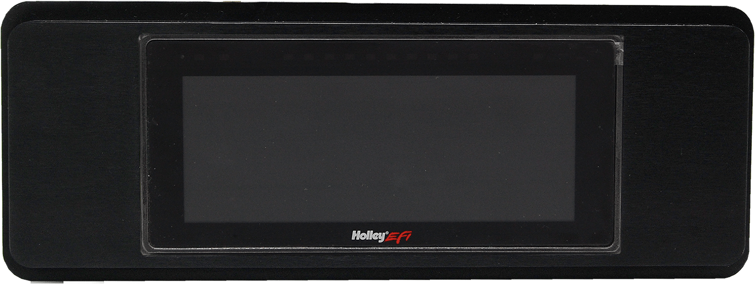 1939 Chevy Car Aluminum Gauge Panel w/ Holley 6.86 Pro Dash