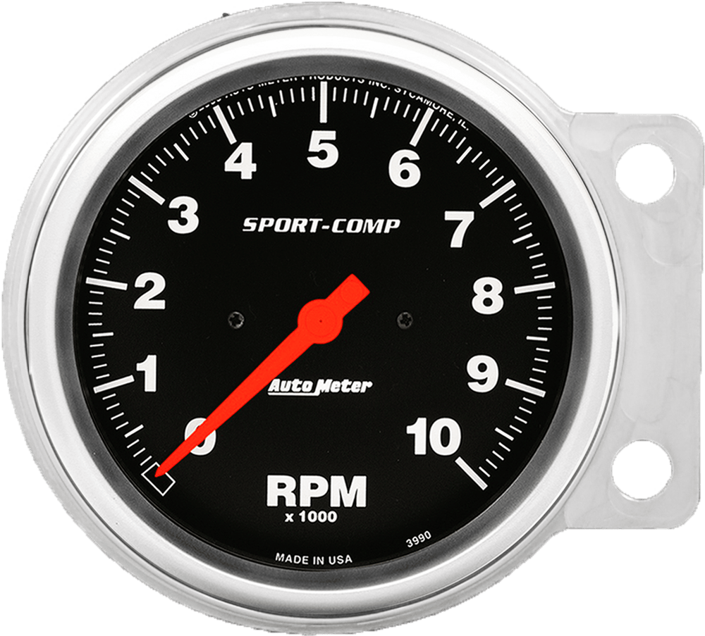 1941-1948 Chevy Car Clock Insert w/ AutoMeter Sport-Comp 5" Tachometer