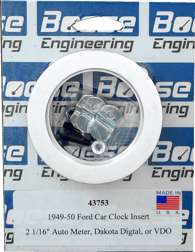 1949-1950 Ford Car Billet Aluminum Clock Adapter
