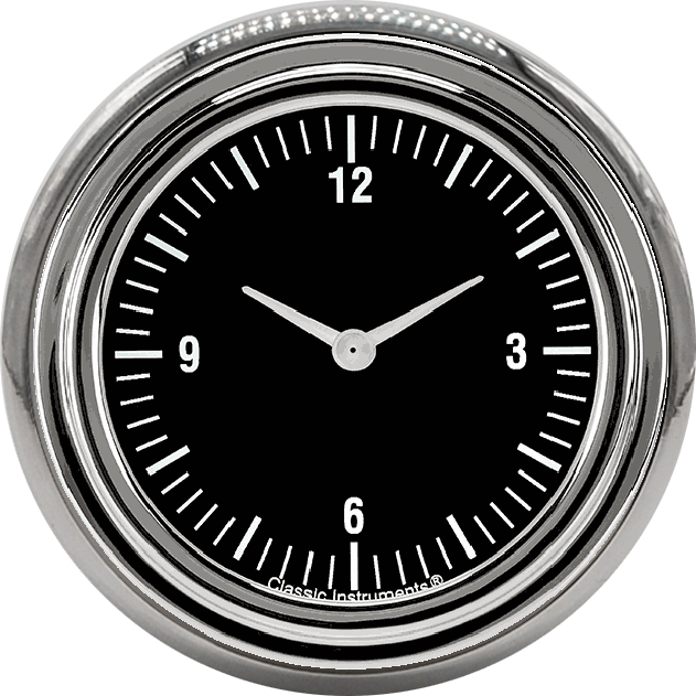 1949-1950 Ford Car Aluminum Clock Insert w/ 2 5/8" Classic Instruments Quartz Clock