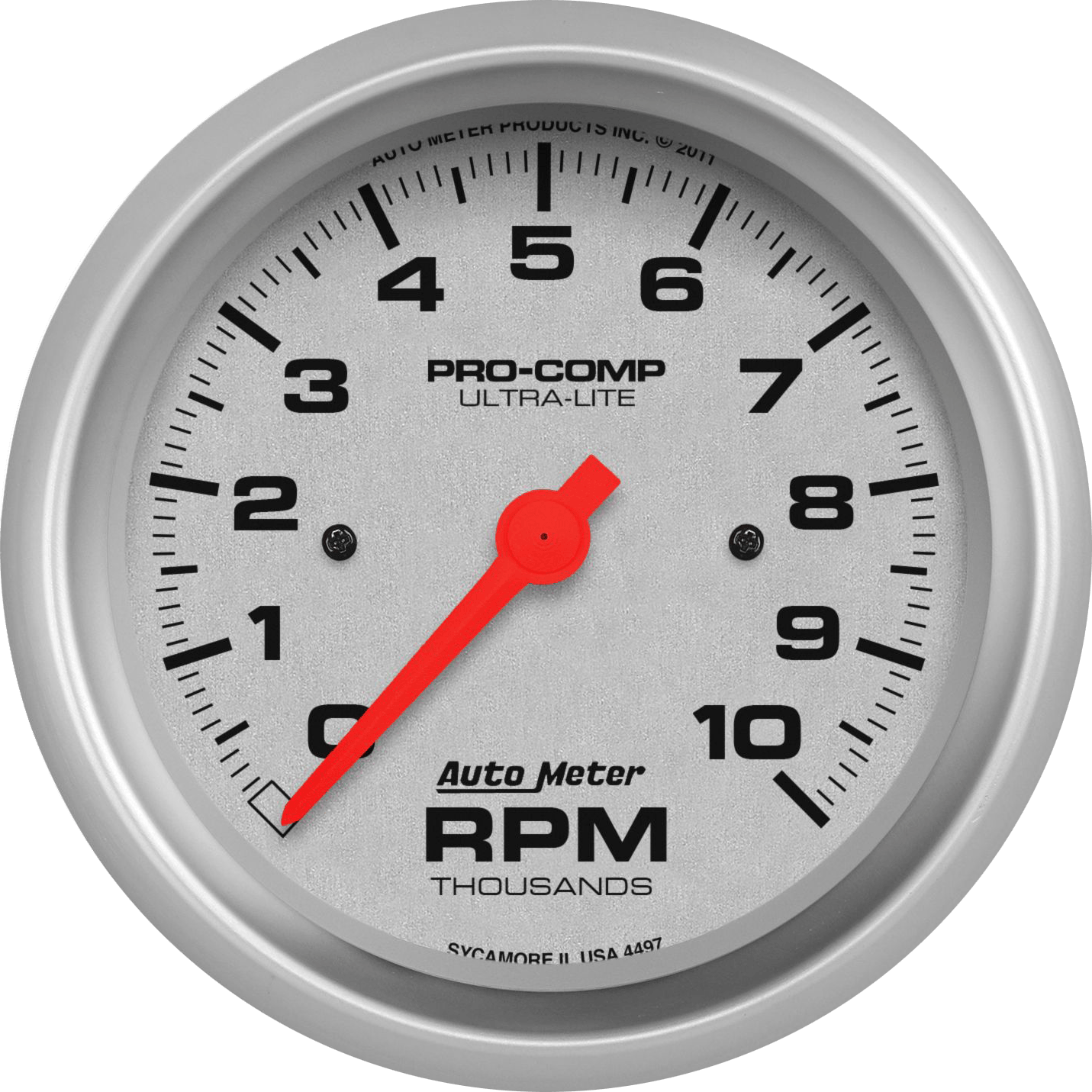 4497 Auto Meter Ultra-Lite 3-3/8" In-Dash 10,000 RPM Tachometer