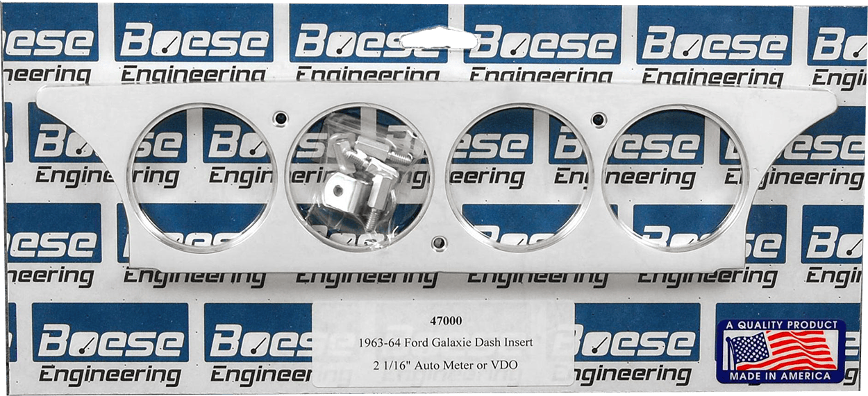 1963-1964 Ford Galaxie Gauge Aluminum Gauge Panels