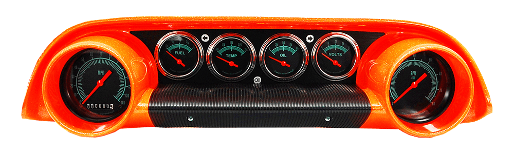1963-1964 Ford Galaxie Aluminum Gauge Panels w/ Classic Instruments Gauges
