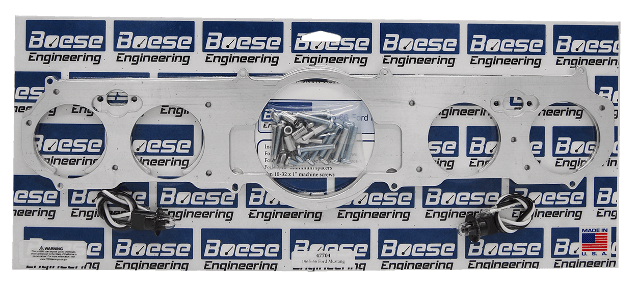47704 1965-1966 Ford Mustang Aluminum Adapter Panels